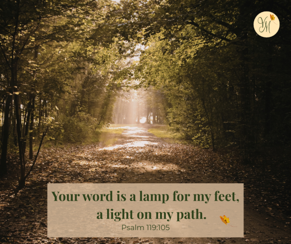 God's word is a lamp to my feet.