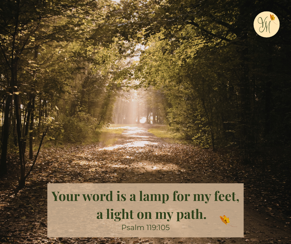 God's word is a lamp to my feet.