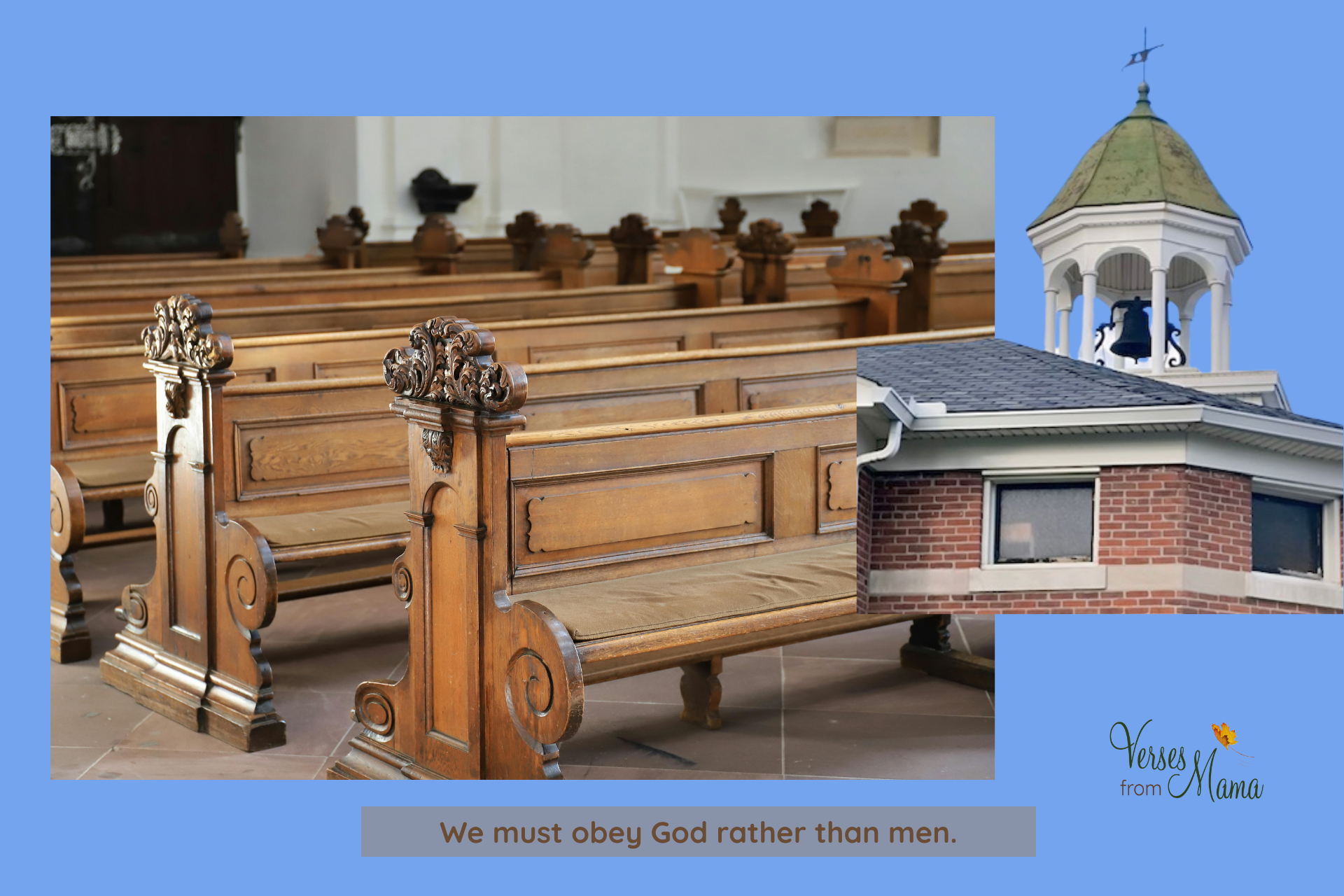 We must obey God rather than men