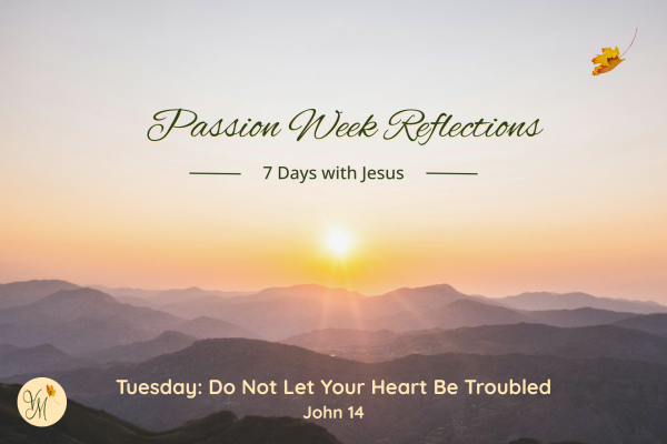 Do not let your heart be troubled