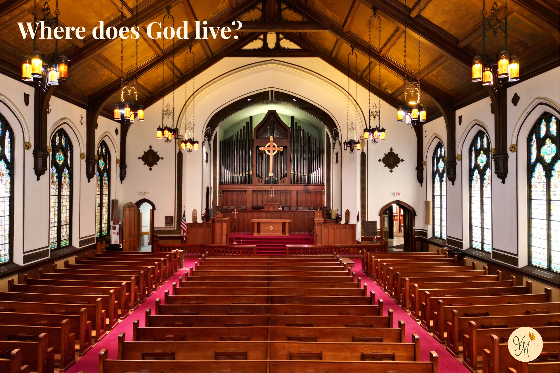 Where does God live? In those who put their trust in His Son.